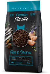 Fitmin For Life Fish And Chicken macskatáp, 8 kg