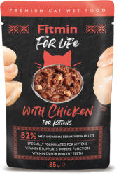 Fitmin For Life Csirkehúsos táska kölyökmacskáknak, 85 g