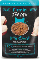 Fitmin For Life Kacsahúsos táska macskaeledel, 85 g
