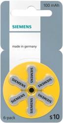 Siemens-Signia Baterii auditive zinc-aer Siemens S 10 (S10) Baterii de unica folosinta