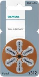 Siemens-Signia Baterii auditive zinc-aer Siemens S 312 (S312) Baterii de unica folosinta