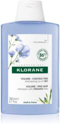 Klorane Flax Fiber Bio sampon pentru par fin, moale 200 ml