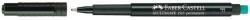 Faber-Castell Alkoholos marker FABER-CASTELL F 0, 6 mm fekete (151399) - nyomtassingyen