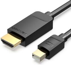 Vention KÁBEL mini DP -> HDMI, 1, 5m (fekete), Vention (HABBG)