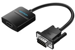  KONVERTER VGA -> HDMI/ Micro USB-B/F /3.5mm/F, 0, 15m, Vention (ACNBB)