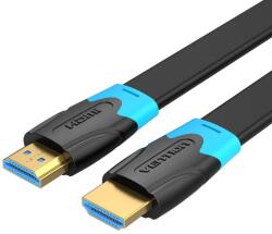  KÁBEL HDMI 2.0 (lapos, fekete), 2m, Vention (AAKBH)