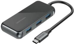  DOKKOLÓ USB-C -> HDMI/USB3.0*3/PD, Vention (THFHB)