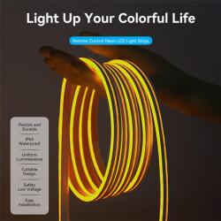  LED szalag NEON, (távirányítós), 1m, Vention (PAEWF)