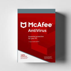McAfee Antivirus 10 dispozitive 1 an Licenta Electronica (MCAV101)