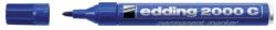 edding Alkoholos marker, 1, 5-3 mm, kúpos, EDDING "2000", kék (TED2000K) - tintasziget