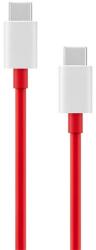 OnePlus Adatkábel Type-C - Type-C, Törésgátló, Piros
