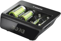 VARTA LCD UNIVERSAL elemtöltő AAA/A/C/D/ 9V elemek töltésére (elemek nélkül) - fekete