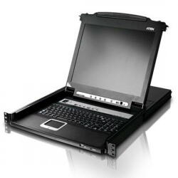 ATEN Consola KVM Aten CL5708N-ATA-AG, 19inch, 8x RJ45, Black (CL5708IN-ATA-AG)
