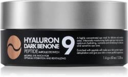 MEDIPEEL+ Peptide 9 Hyaluron Dark Benone Ampoule Eye Patch szem alatti párnácskák az élénk és kisimított arcbőrért 60 db