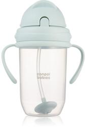 Canpol babies Cup bögre nehezékkel Green 6m+ 270 ml