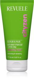 Revuele Cityzen Scrub & Rub tisztító bőrradír arcpakolás aktív szénnel 150 ml