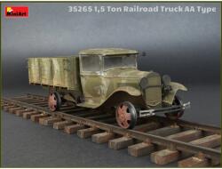 MiniArt Models 1/35 1.5 tonnás síkerekes teherautó AA type katonai jármű modell