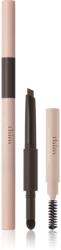 thim Artist Touch Brow Duo Kétoldalú szemöldök ceruza kefével árnyalat 03 Black Brown 0.6 g