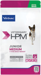 Virbac 12kg Virbac Veterinary HPM Junior Dog Special Medium száraz kutyatáp