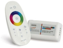 Clearled LED szalaghoz RGB-hez Színtárcsás vezérlő, távirányítós 12/24V DC 216W CL90006 ClearLED (CL90006)