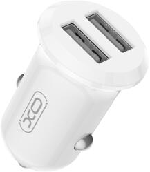 XO autós töltő CC67 12W 2x USB fekete