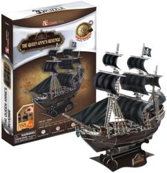 CubicFun 3D puzzle játék 155 darabos Anna Királynő bosszúja hajó 3D