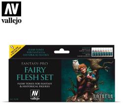 Vallejo Fantasy-Pro Fairy Flesh Set bőrszín festék válogatás 8x 17ml (VAL74101)