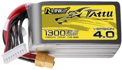 Gens Ace Tattu R-Line Version 4.0 1300mAh 29.6V 130C 8S1P XT60 LiPo akkumulátor (6928493311097)