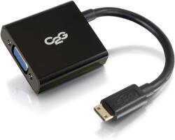 C2G VGA/D-Sub HDMI Átalakító Fekete 10cm 41350 (41350)