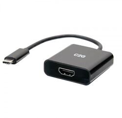 C2G USB 2.0 Type C HDMI Átalakító Fekete 10cm 54459 (54459)