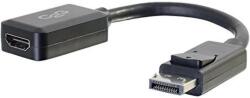 C2G DisplayPort HDMI Átalakító Fekete 20cm 54322 (54322)