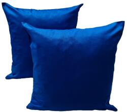 Lemos Home Pillow Cover Pillow Cover Perna decorativa 2 bucati din 100% bumbac Concept de colectie, culoare si dimensiune selectabile (set de husa de perna de 2 - 40x40cm, albastru regal) (Cpt-000)
