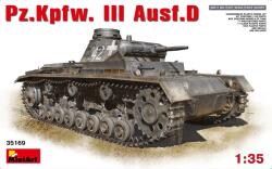 MiniArt Models 1/35 Pz. Kpfw. III Ausf. D önjáró löveg modell (MI35169)