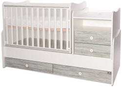 Lorelli Combo kombi ágy 70x170 - White Artwood