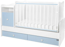 Lorelli Trend PLUS kombi ágy 70x165 - White Baby Blue