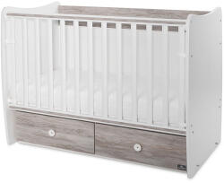 Lorelli Matrix kiságy 60x120 - White Artwood 2Box