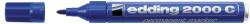 edding Marker cu alcool, 1.5-3 mm, conic, EDDING "2000", albastru (4-2000C003)