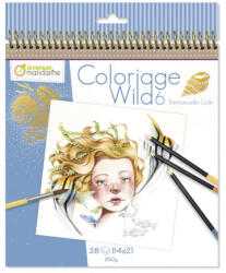 Pátria Papír Kreatív Színezőfüzet Avenue Mandarine Wild 6 Spirálos