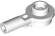 LEGO® 32828c1 - LEGO fehér rúd, 1 hosszú, 1 x 1 méretű kerek, lyukas lappal (32828c1)
