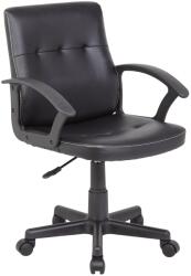 Kring Thomas Irodai szék, PU bőr, Fekete