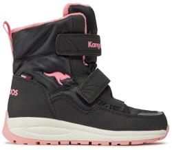 KangaROOS Kenguruk gyerek csizma, 301090021, Ekobőr/Textil, 33 EU, Fekete (0000301090021_33)