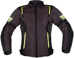 W-Tec Nyári motoros dzseki W-TEC Pelyes, szellőzőpanelek, neoprén gallér, visionight fényvisszaverő elemek, tépőzáras pánt 5XL szurke-fluo (28799-5XL-1)