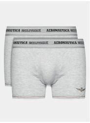 Aeronautica Militare 2 db-os férfi boxeralsó szett, Aeronautica Militare, 303095048, Pamut, 2XL INTL, Szürke (0000303095048_XXL)