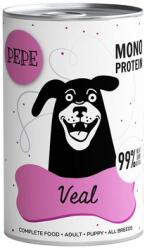 Paka Zwierzaka PEPE Veal 99% (borjúhús) 400 g monoprotein tartalmú táplálék