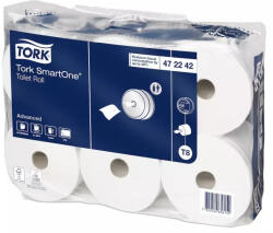 Tork Toalettpapír T8 SmartOne Advanced 2 Réteg, Fehér, 1150 Lap/Tekercs