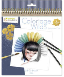 Pátria Papír Kreatív Színezőfüzet Avenue Mandarine Wild 5 Spirálos