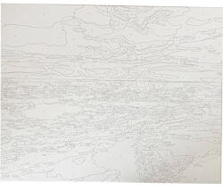 Pátria Papír Kreatív kifestő klt. Centrum számozott, 40x50 cm, Tengerpart