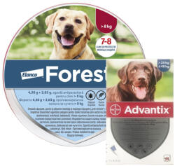 Bayer Pachet zgarda Foresto L (70 cm) + Advantix 400 (25-40 kg)