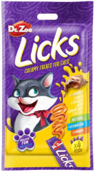 Dr. Zoo Licks - Snack cremos pentru pisici - Iepure - 4 x 15g