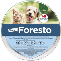 Bayer Zgarda Foresto S (38 cm), zgarda antiparazitara pentru caini cu greutatea sub 8 kg si pisici